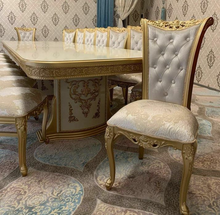 Прямой цехдан биринчи кул оптом нархларда стол ва стуллар