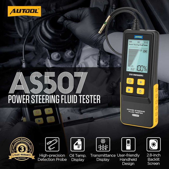 Tестер за хидравлична течност в сервоуправление - Autool AS507