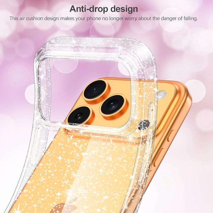 Блестящ кейс glitter case за apple iphone 17 pro max