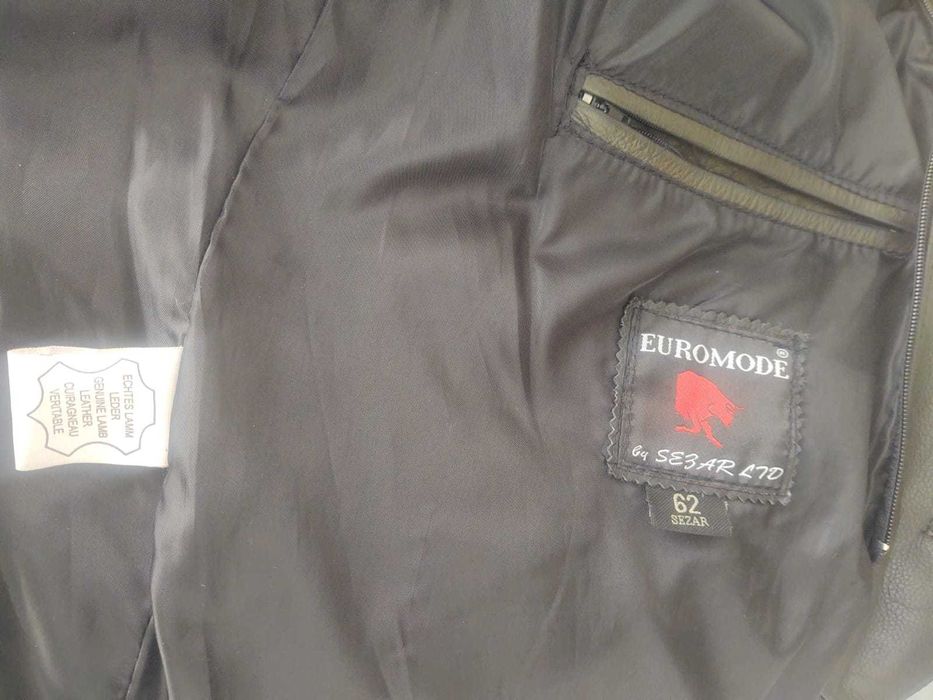 КРАСИВ КОЛЕДЕН ПОДАРЪК - ново кожено яке размер 62