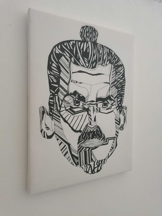 Tablou realizat in pix printat