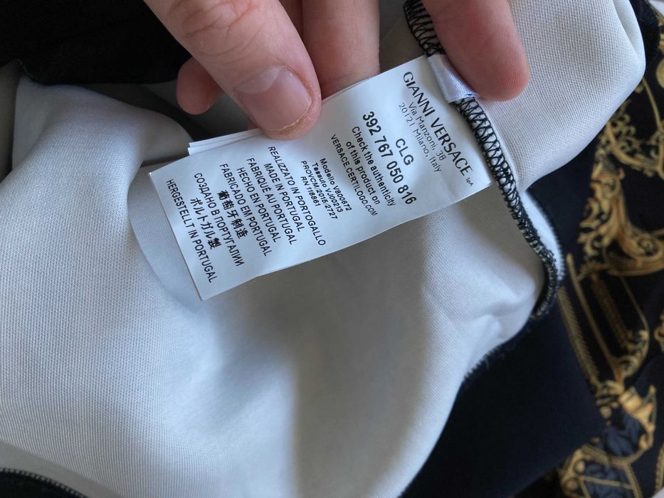 ОРИГИНАЛНО Versace Collection gold hoody суитчър суичър горнище М