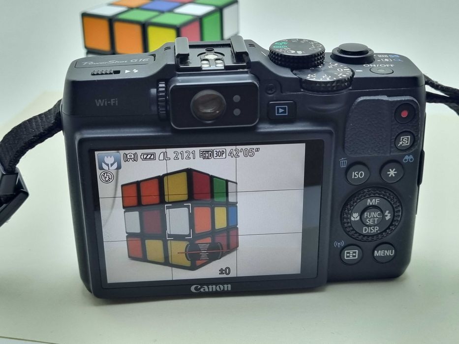 Canon PowerShot G16 Digital Camera 12.1MP 1080P/60p HD