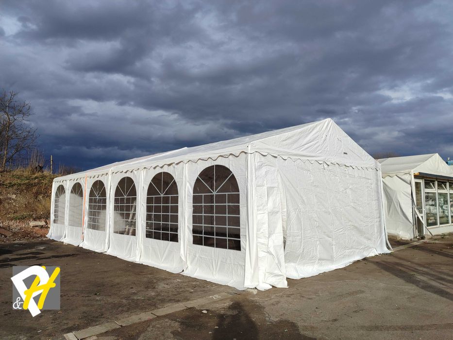 6X20 м Шатра клас PROFESSIONAL PVC огнеустойчив 550 гр/кв.м