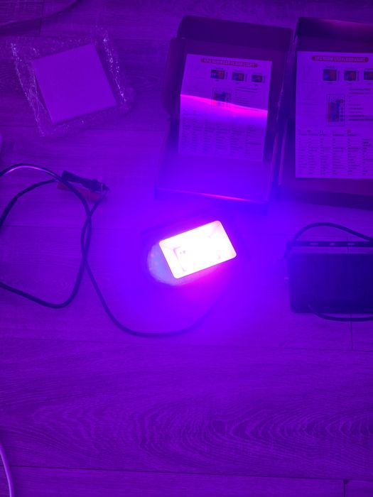 Set 4 Reflectoare LED RGB 30W – 3000LM, Telecomandă, IP66 Waterproof