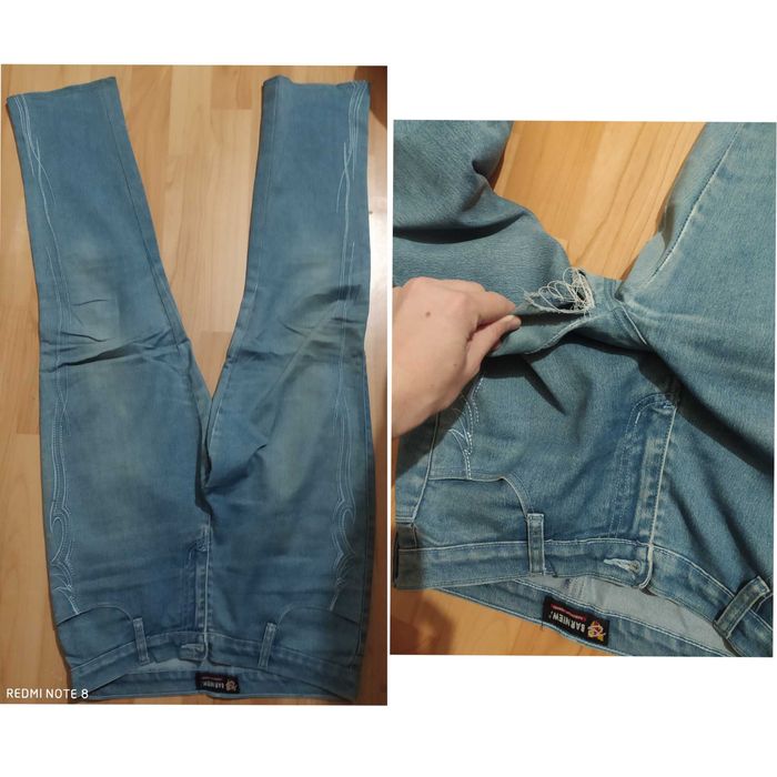 Рабочие джинсы, размер 32