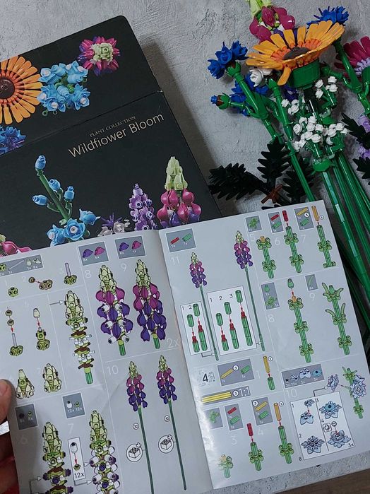 Лего-цветы букет набор