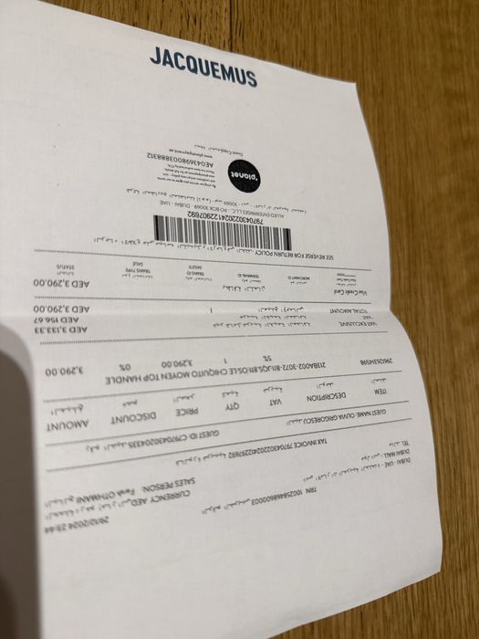 Geanta JACQUEMUS noua, cu factura