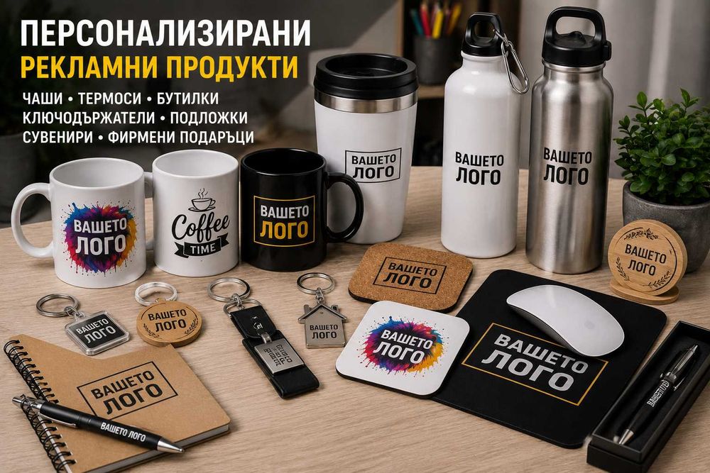 Рекламни изделия / Печат на тениски, чаши, шапки, чанти / Гравиране