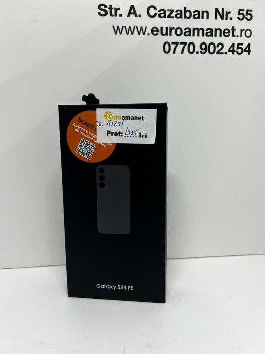 Telefon mobil Samsung Galaxy S24 FE, Dual SIM, 8GB RAM, 128GB -I-