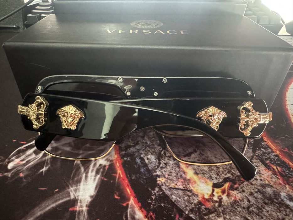 Ochelari de soare (Replică Versace) - Model Shield / Medusa