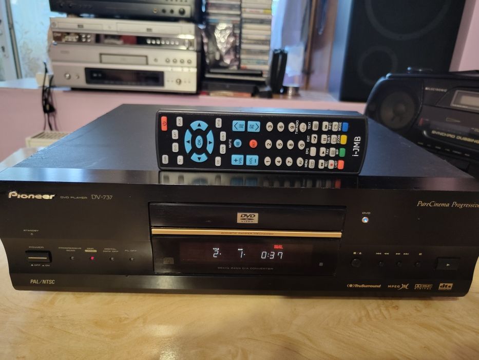 CD player, DVD player Pioneer DV 737K  Made in Japan DTS, Dolby ,TruSurround NTSC,PAL.