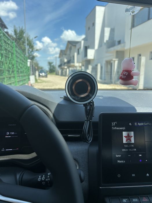 Suport Telefon Auto MagSafe, Încărcare Wireless 15W, Ventuză Geam/Bord