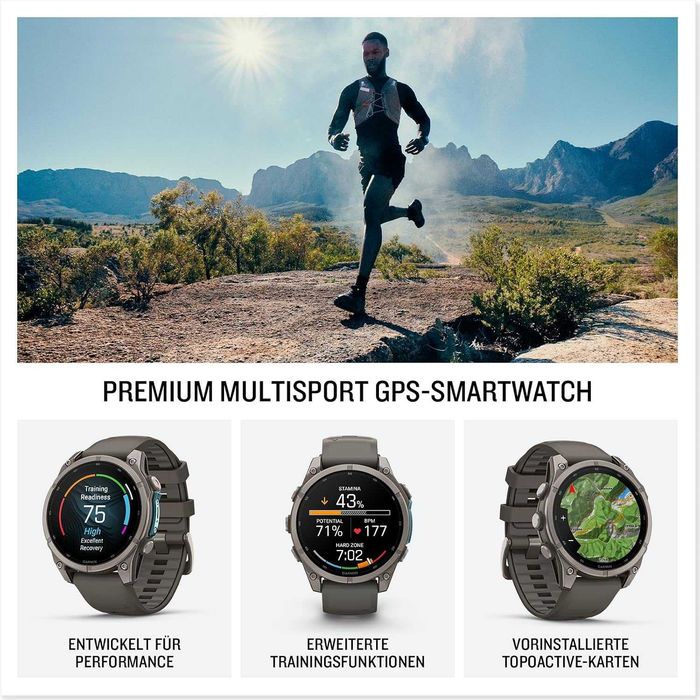 Watch Garmin Fenix 9 Amoled GPS 43mm,47mm,51mm - SlateGrey/Titan Нов! 24м Гаранция!