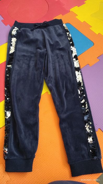 Детски комплект от кадифе р-р 110см