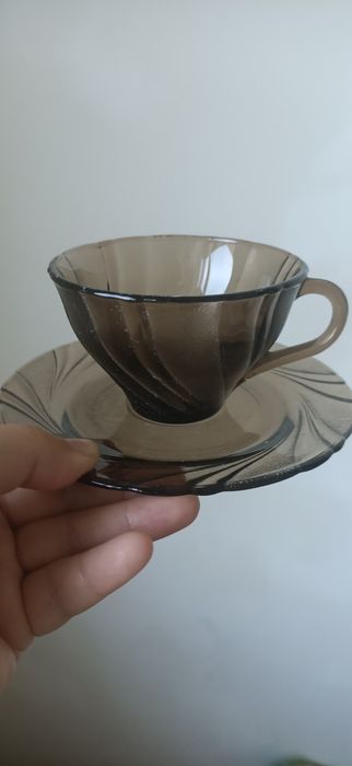 Набор чашек с блюдцами, 5 штук