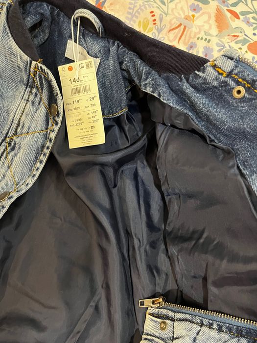 Синьо дънково яке