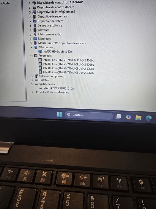 Lenovo 13, i3-7100, ram 8gb, ssd 128gb, bat 4h
