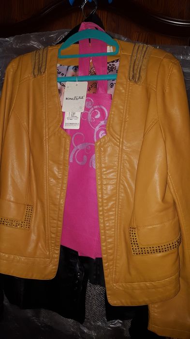 Кожаный   пиджак