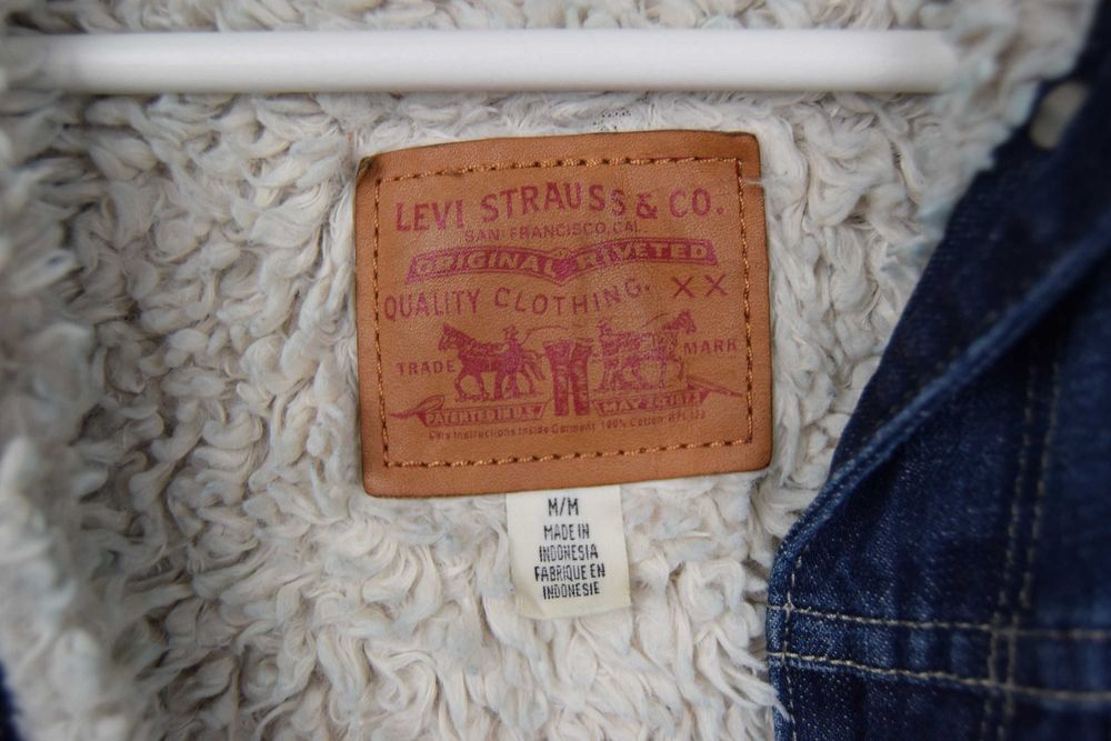 Дамско дънково яке Levi's Sherpa Trucker Jacket Размер М