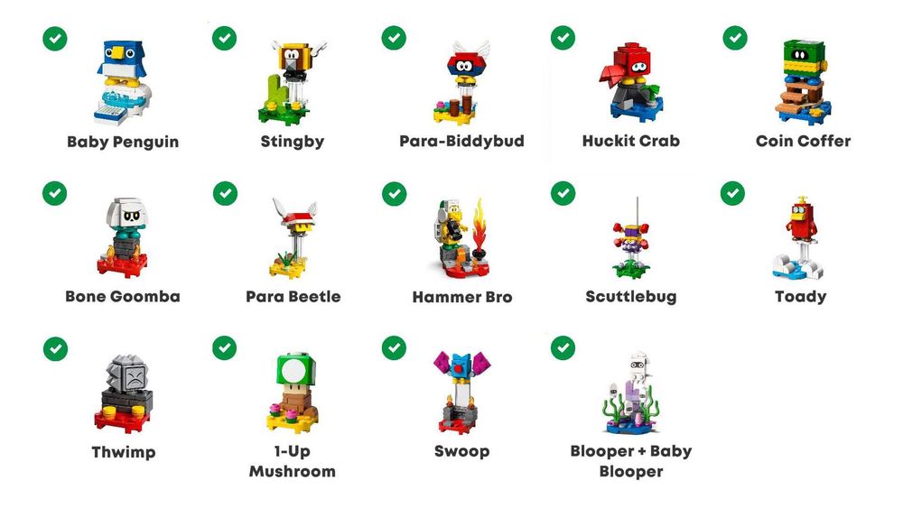 Lego Super Mario комплекти с общо над 10,000 части