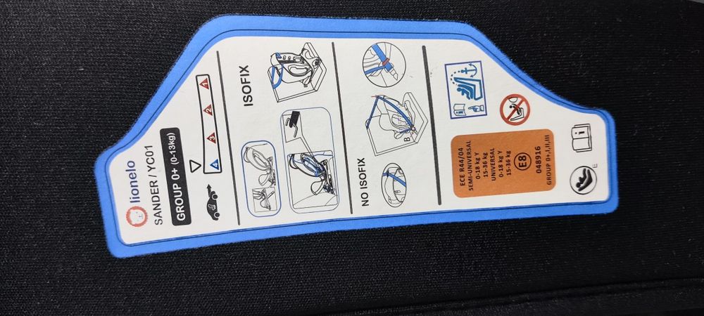 Scaun auto  cu isofix rotativ pentru copii Lionelo Sander 0-36 kgr