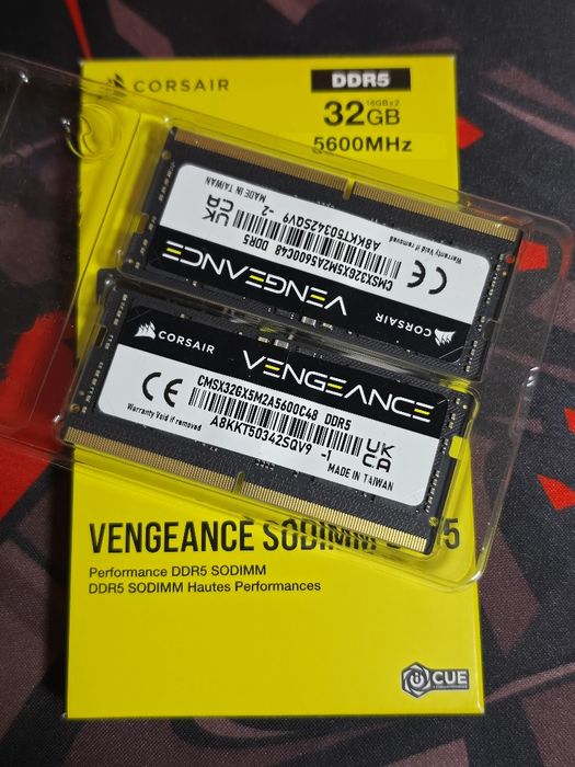 ОЗУ SODIMM! Corsair DDR5 32Gb 5600
