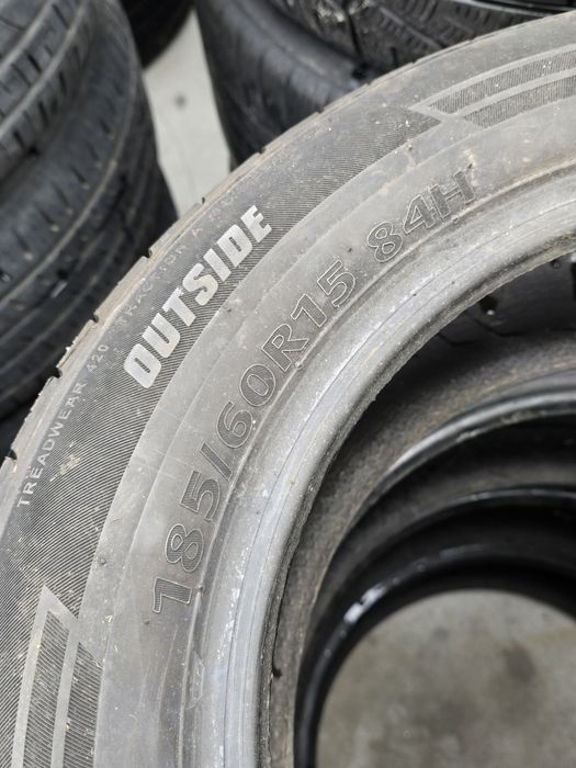 4 Броя 185/60/15 Kumho 2x7,2mm 2x6,8mm