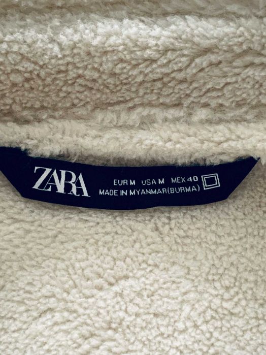 Geacă ZARA bărbati M, catifelat, călduroasă cu interior din blăniță, NOUĂ