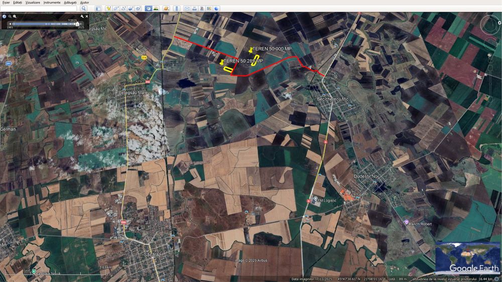 OFERTA teren extravilan 10 ha (11.000€/ha)