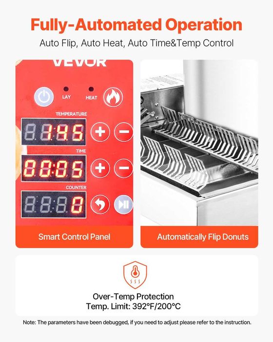 masina aparat de gogosi electrica ineluse 6 rand automat noua sigilata