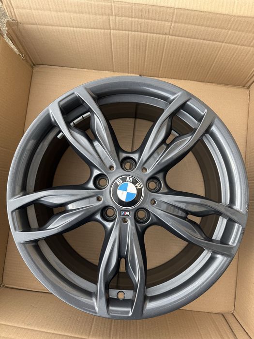 Jante Bmw seria 1 3 F20 F21 F30 F31 M436 negre OEM 7,5jx18is45 3 buc
