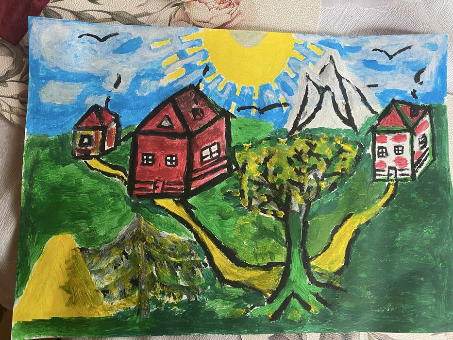 Картина селски пейзаж !