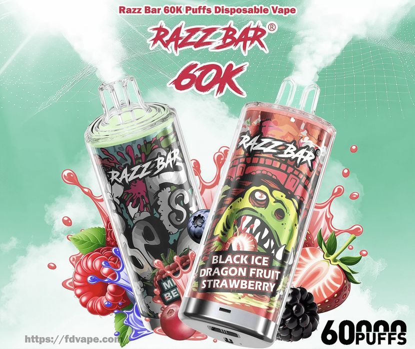 Vape razzbar 60.000 puffs