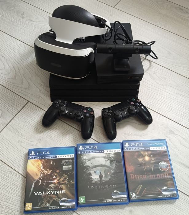 Playstation 4 pro и Sony VR 2 поколение