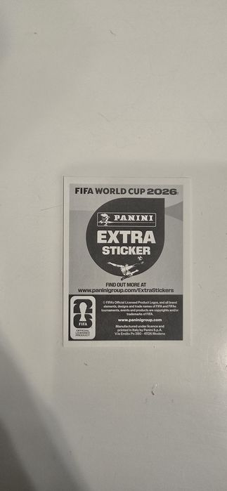 Cristiano Ronaldo Extra Sticker GOLD Panini World Cup 2026 – RAR