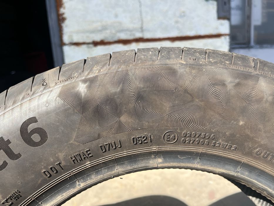 4 бр. летни гуми 195/65/15 Continental DOT 0521 5-6 mm