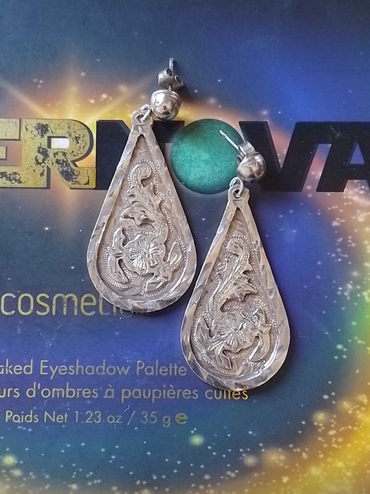 Дамски сребърни обеци различни модели