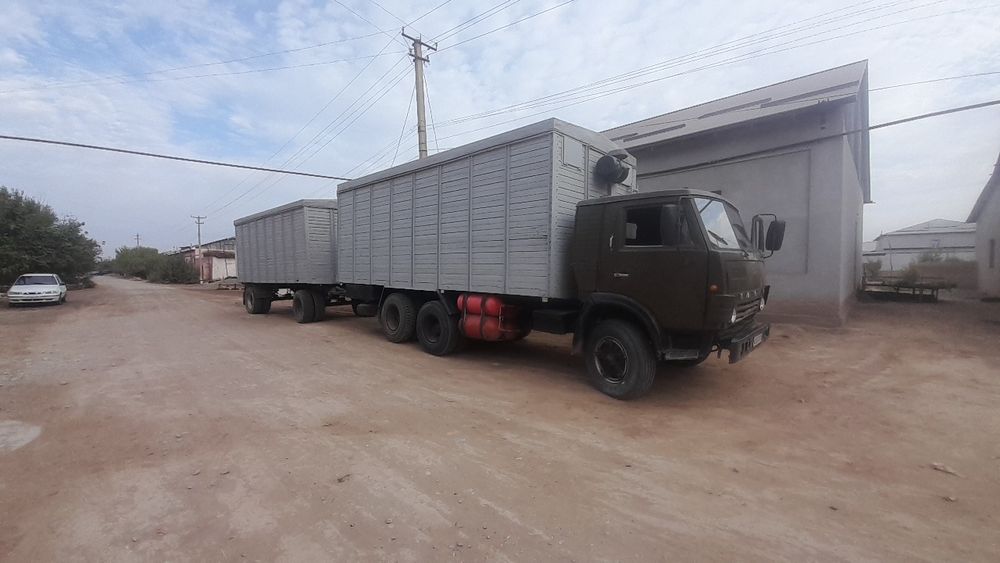 Камаз газда мошина ишга тайор