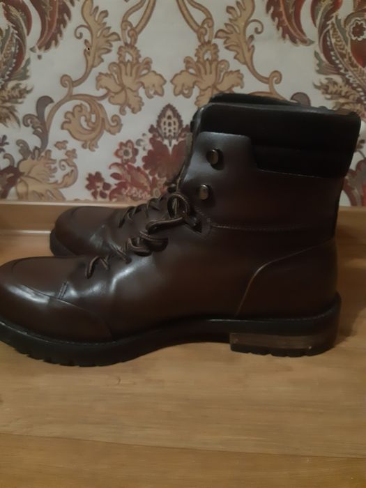 Ботинки мужские кожаные Massimo Dutti 43-44 размер.