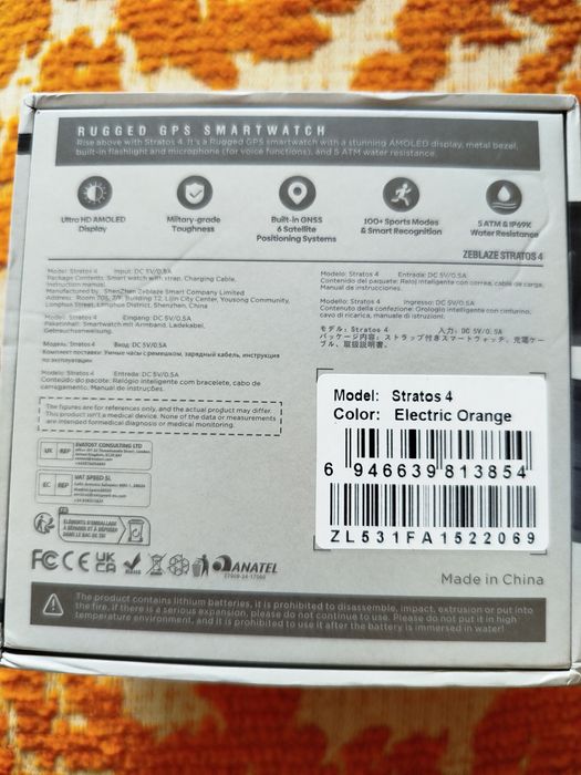 Smartwatch Zeblaze Stratos 4 nou