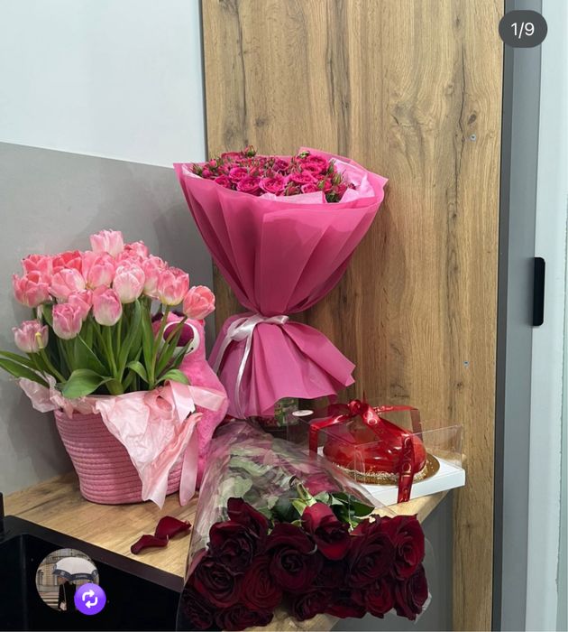 Свежие букеты ро низкой