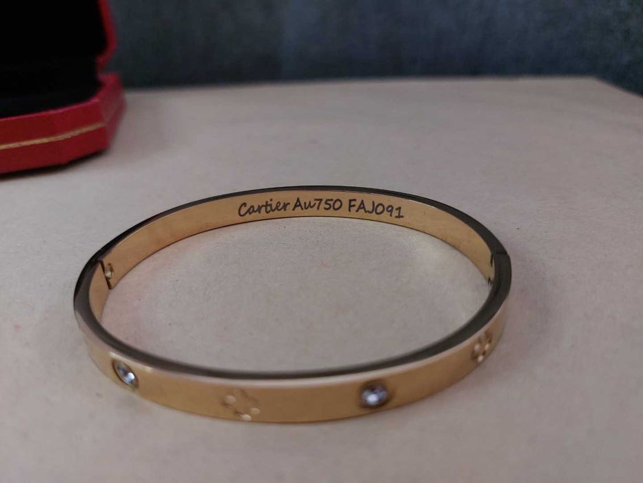 Bratara Cartier Love - Diamonds  Gold 16 Gold 18K Diamond