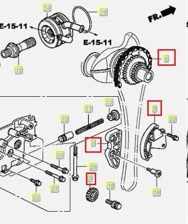 ОЕМ Ангренажна Верига за Honda Accord 2.4 бензин - K24A Двигател