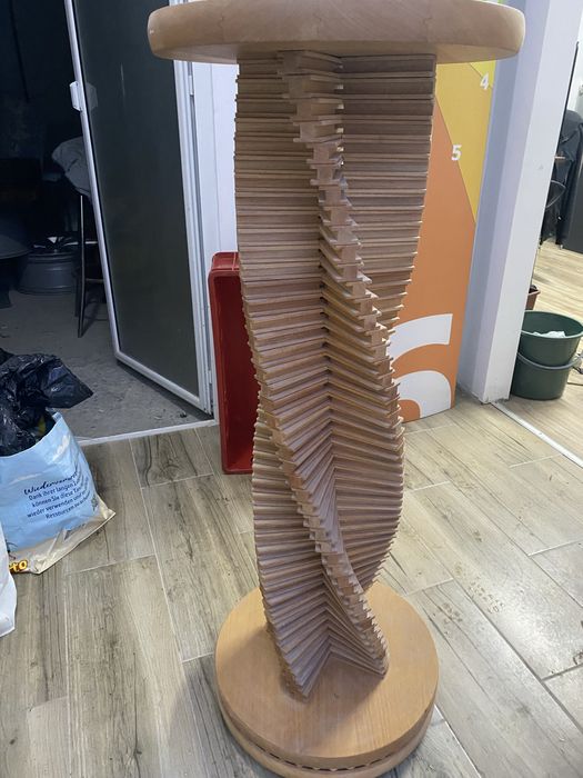 Masa/piedestal lemn masiv