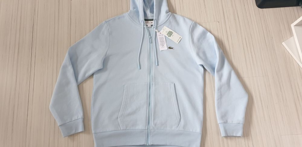 Lacoste Classic Fit Full Zip Hoodie 4 - M НОВО! ОРИГИНАЛ! Суичър  с ця