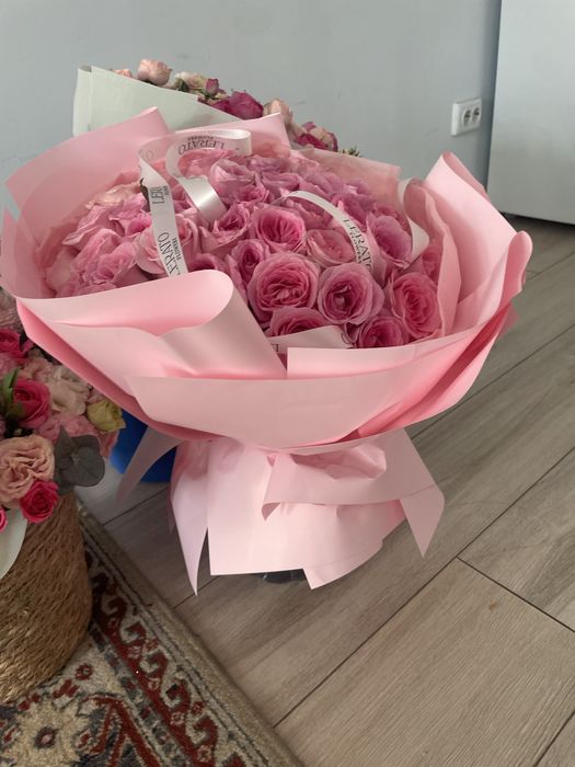 Цветы букеты розы