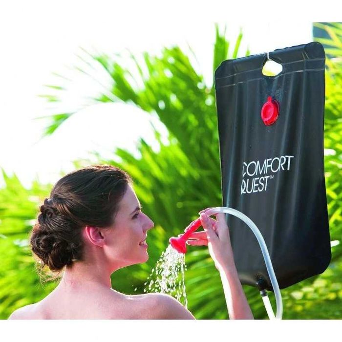 Dus camping foarte eficient. In soare 2-3 ore apa pana la ~ 60 grade