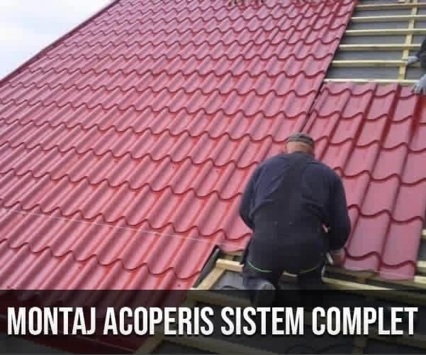 Executam acoperisuri terase si montaj tigla metalica