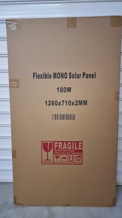 НОВ модел 180w ГЪВКАВ соларен панел + 20A контролер фотоволтаичен